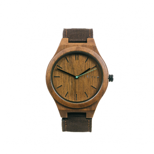 montre en bois naturel