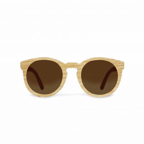 Lunettes de soleil en bois pour femme