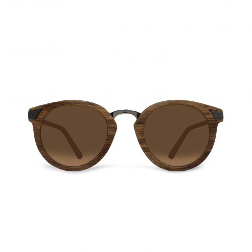 Lunettes de soleil marron
